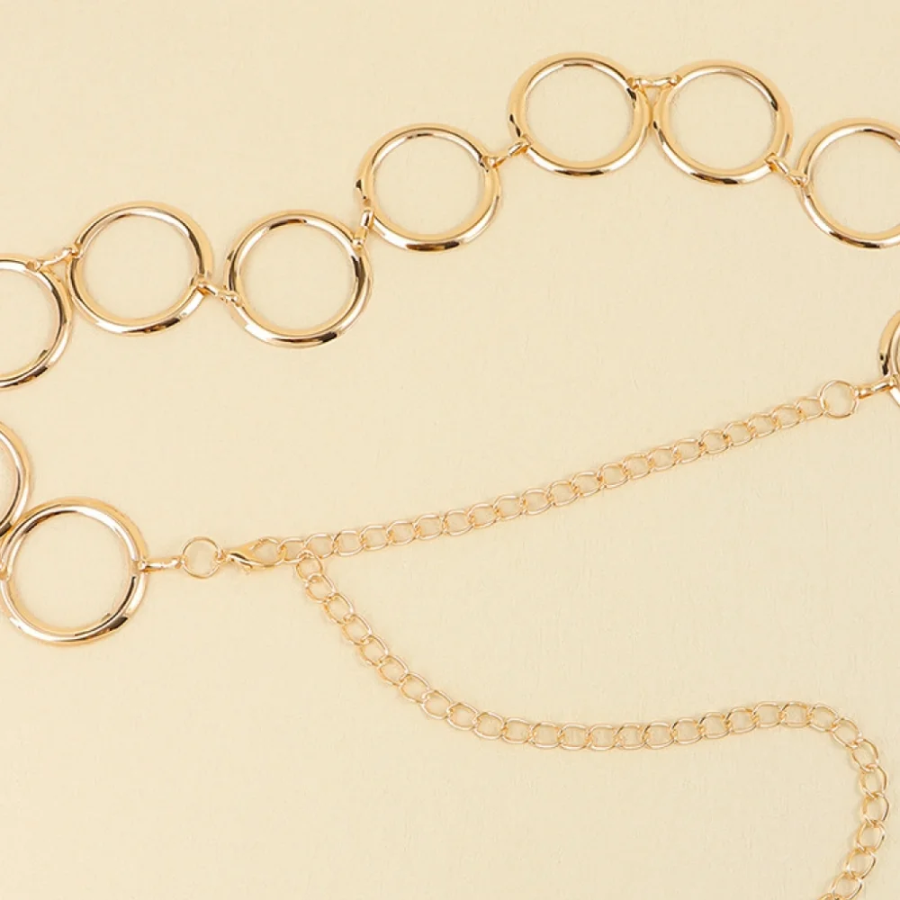 Adjustable Circle Ring Chain Belt
